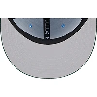 Men's New Era Sky Blue/Cilantro Athletics 1988 World Series 59FIFTY Fitted Hat
