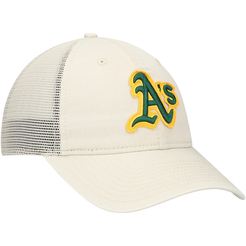 Men's New Era Stone Athletics Game Day 9TWENTY Adjustable Trucker Hat