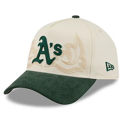 Men's New Era Stone Athletics Western Stitch 9FORTY A-Frame Adjustable Hat