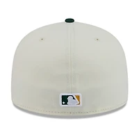 Casquette ajustée New Era Athletics Blossom 59FIFTY blanche et verte pour homme