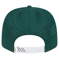 Men's New Era White/Green Athletics Established Patch 9SEVENTY Adjustable Hat