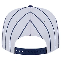 Casquette ajustable New Era 9SEVENTY Big League Athletics 2024 pour homme, blanche/bleue