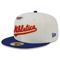 Casquette ajustée New Era Athletics Big League Chew Original 59FIFTY pour homme blanche