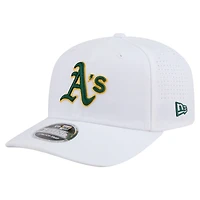 Casquette ajustable New Era Athletics COOLERA 9SEVENTY blanche pour homme