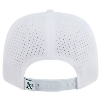 Men's New Era White Athletics COOLERA 9SEVENTY Adjustable Hat