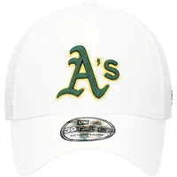 Casquette Athletics REPREVE Neo 39THIRTY Flex blanche New Era pour homme