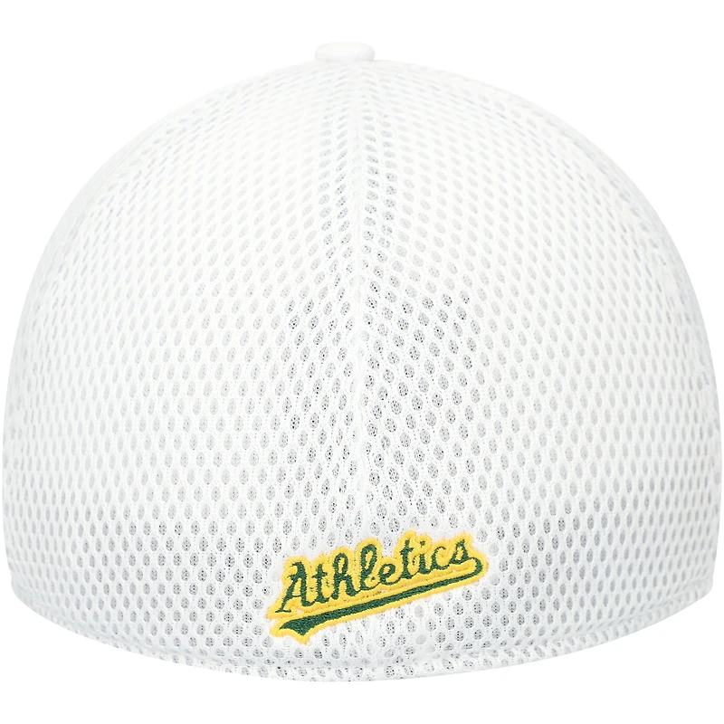 Casquette Athletics REPREVE Neo 39THIRTY Flex blanche New Era pour homme