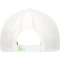 Casquette Snapback de golf New Era blanche Athletics Spring Spectrum pour homme