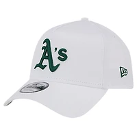 Men's New Era White Athletics TC A-Frame 9FORTY Adjustable Hat
