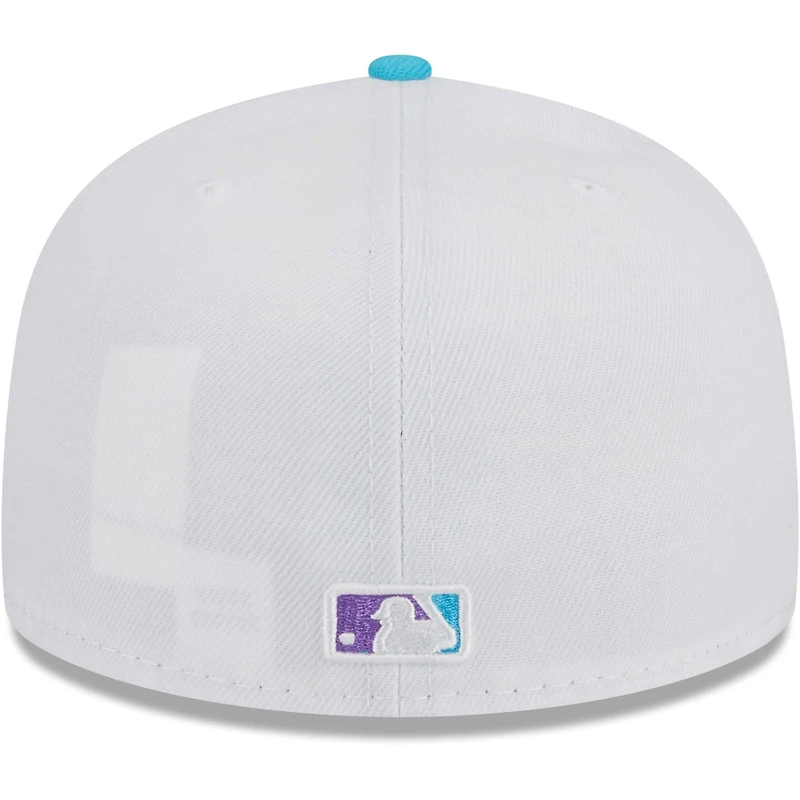 Men's New Era White Athletics Vice 59FIFTY Fitted Hat