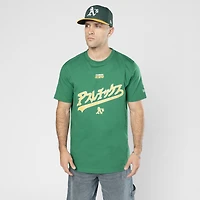T-shirt d'athlétisme vert New Era x Hyperfly pour homme