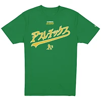 T-shirt d'athlétisme vert New Era x Hyperfly pour homme