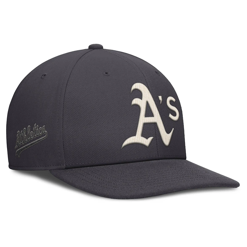 Men's Nike Anthracite Athletics Statement Pro Snapback Hat