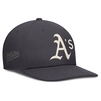 Men's Nike Anthracite Athletics Statement Pro Snapback Hat