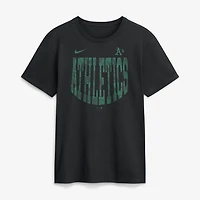 T-shirt Nike Athletics Camo Velocity Victor noir pour homme