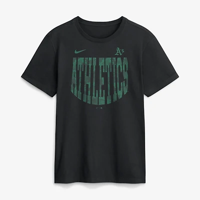 T-shirt Nike Athletics Camo Velocity Victor noir pour homme
