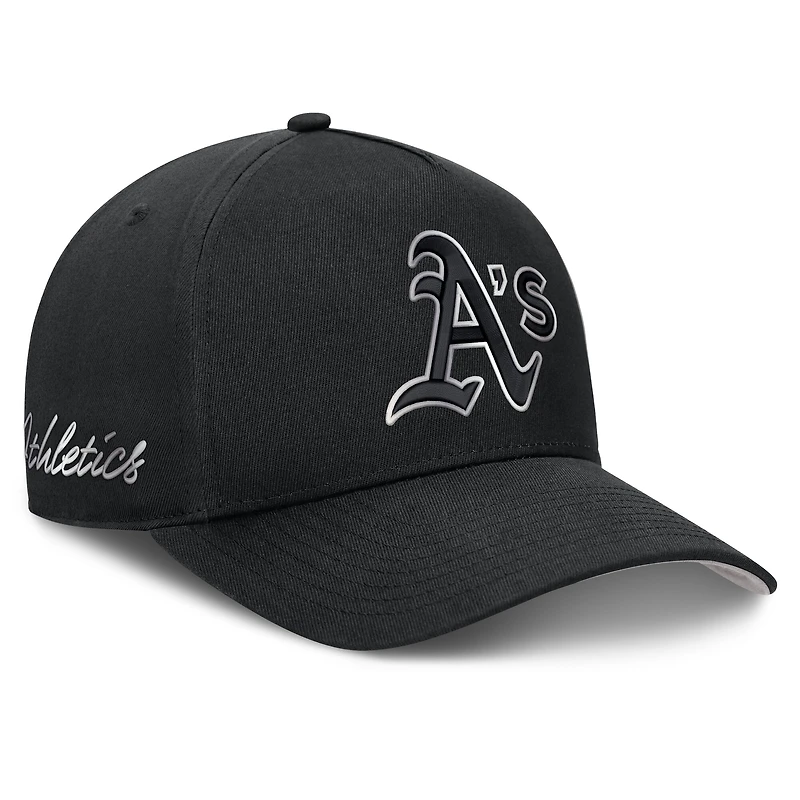 Men's Nike Black Athletics Rise Dri-FIT A-Frame Adjustable Hat