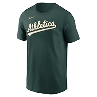 Men's Nike Brent Rooker Green Athletics Name & Number T-Shirt