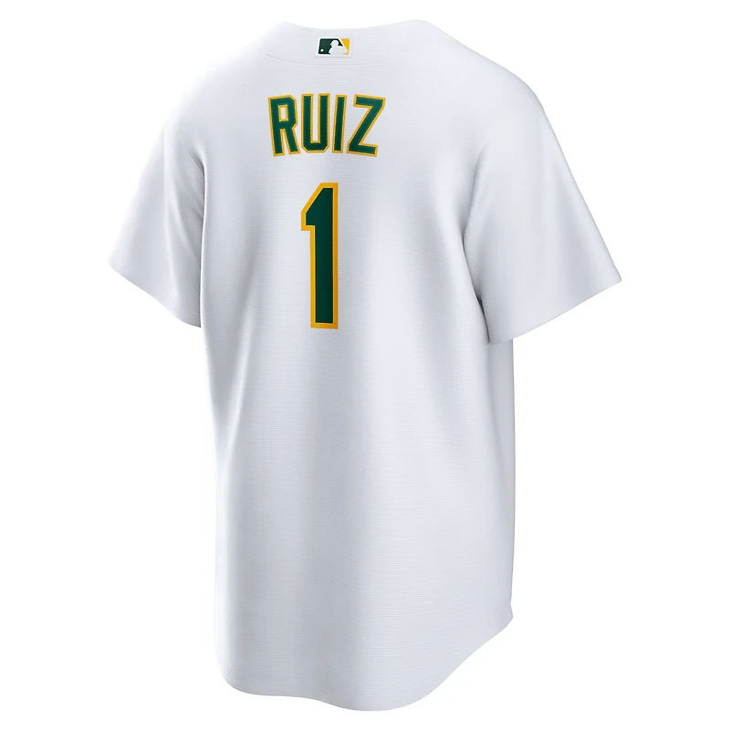 Maillot réplique d'athlétisme Nike Esteury Ruiz pour homme à domicile blanc