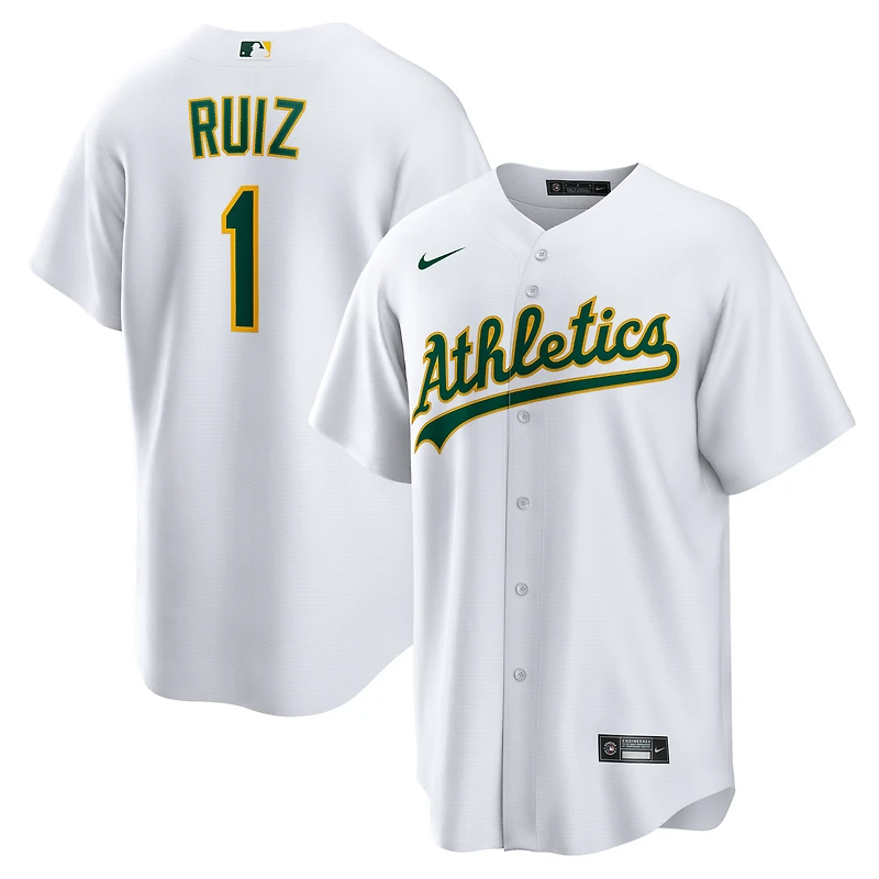 Maillot réplique d'athlétisme Nike Esteury Ruiz pour homme à domicile blanc