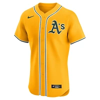 Men's Nike Gold Athletics Alternate 2 Elite Jersey