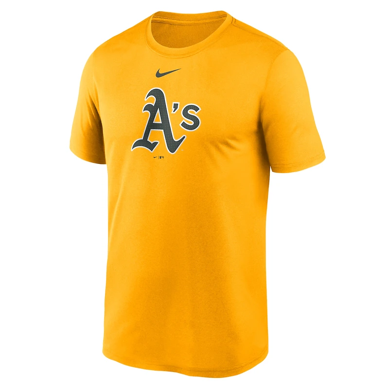 Men's Nike  Gold Athletics Legend Fuse Large Logo Dri-FIT T-Shirt