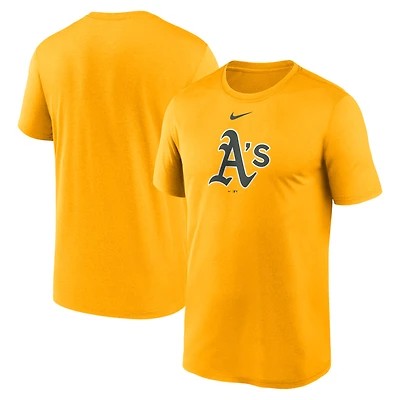 Men's Nike Gold Athletics Legend Fuse Large Logo Dri-FIT T-Shirt
