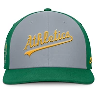 Men's Nike Gray/Green Athletics Pro Performance Snapback Hat