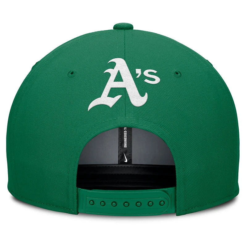 Men's Nike Gray/Green Athletics Pro Performance Snapback Hat