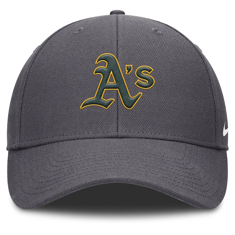 Casquette ajustable Nike Athletics Club Performance pour homme, grise
