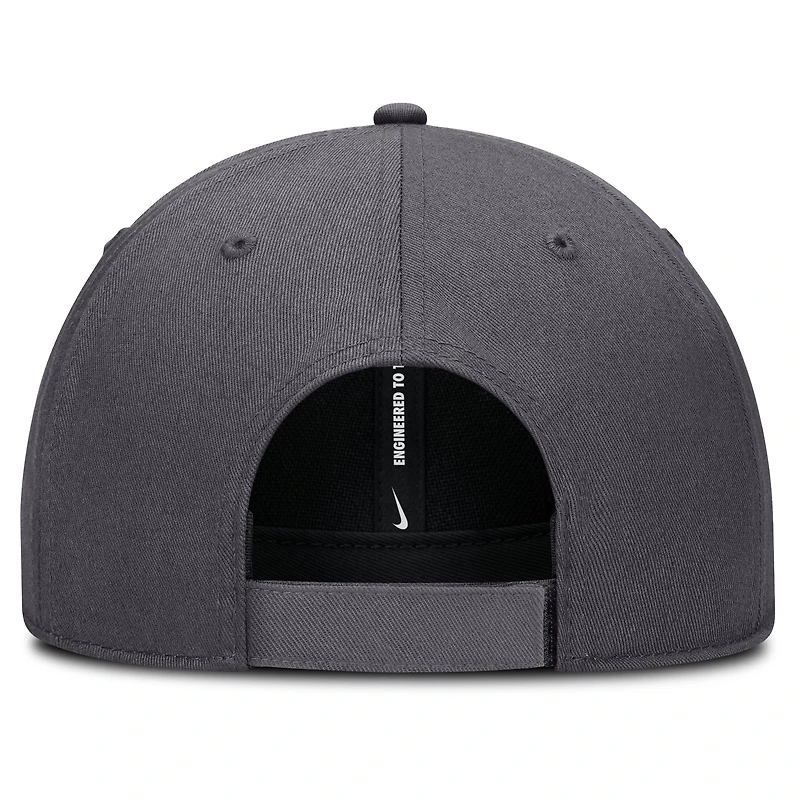 Men's Nike Gray Athletics Club Performance Adjustable Hat