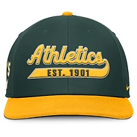 Casquette Nike Athletics Pro Performance Snapback Vert/Or pour Homme