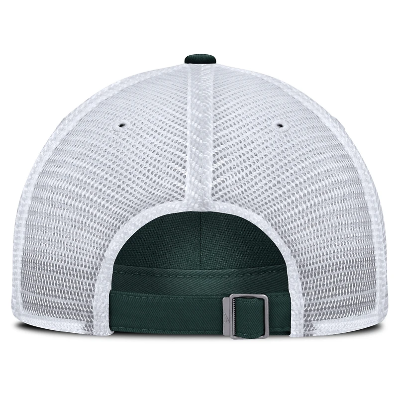 Casquette trucker Nike Athletics Club verte et blanche pour homme, ajustable