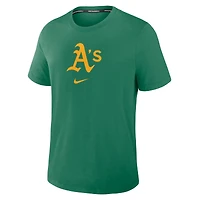 Men's Nike Green Athletics Authentic Collection Early Work Tri-Blend Dri-FIT T-Shirt