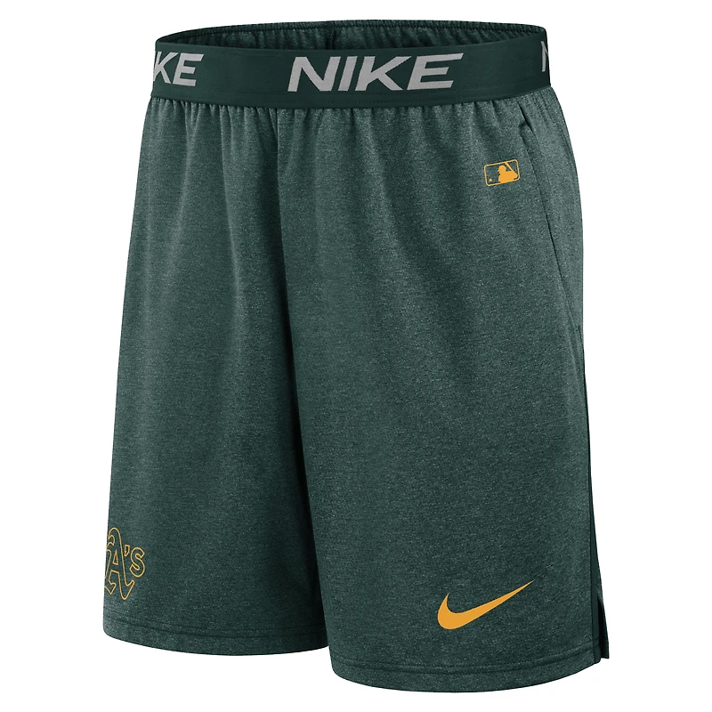 Short en tricot Nike Green Athletics Authentic Collection Performance pour homme
