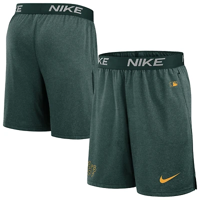 Short en tricot Nike Green Athletics Authentic Collection Performance pour homme