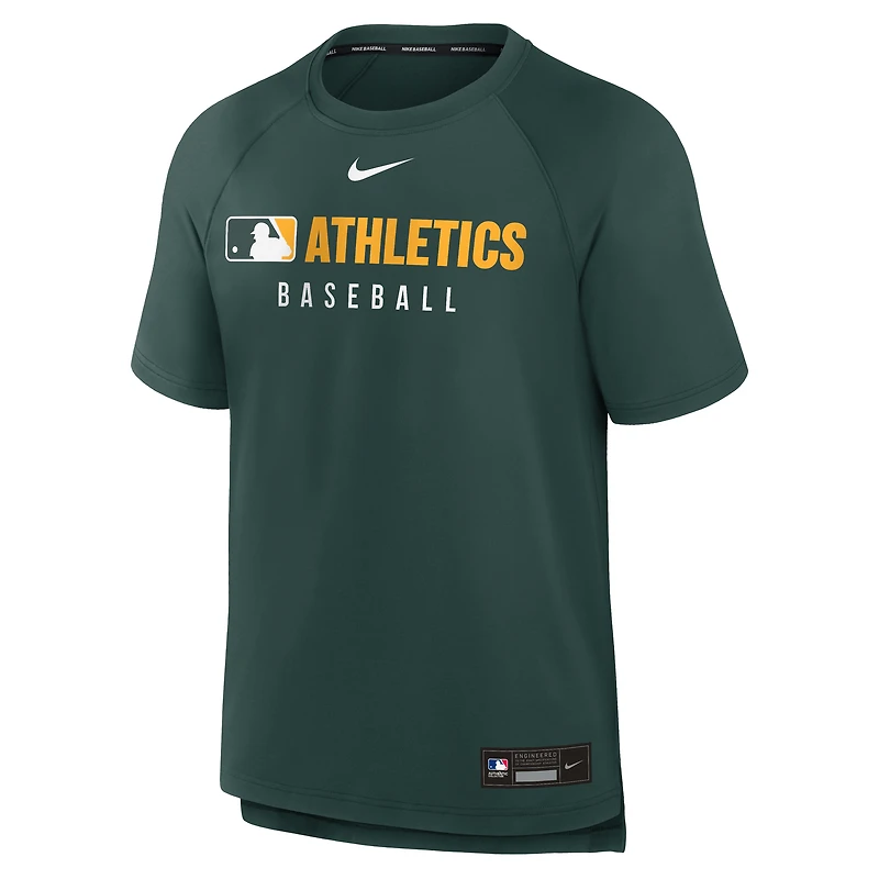 T-shirt Nike Athletics Authentic Collection Pregame Raglan Dri-FIT pour homme