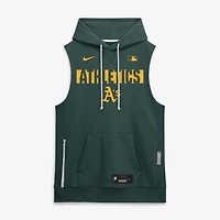 Sweat à capuche sans manches Nike Athletics Authentic Collection Standard Issue Dri-FIT pour homme, vert.