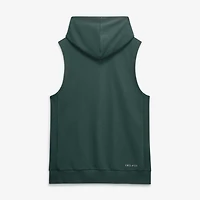 Men's Nike Green Athletics Authentic Collection Standard Issue Dri-FIT Sleeveless Hoodie