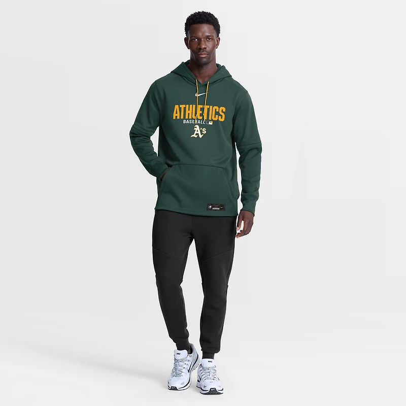 Men's Nike Green Athletics Authentic Collection Therma-FIT Hoodie