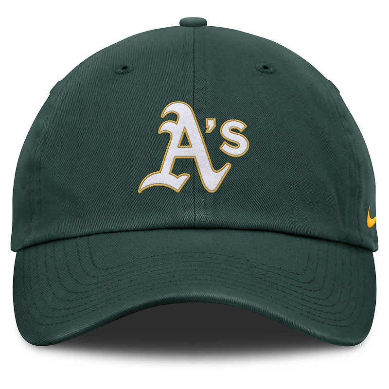 Casquette ajustable Nike Athletics Club verte pour homme