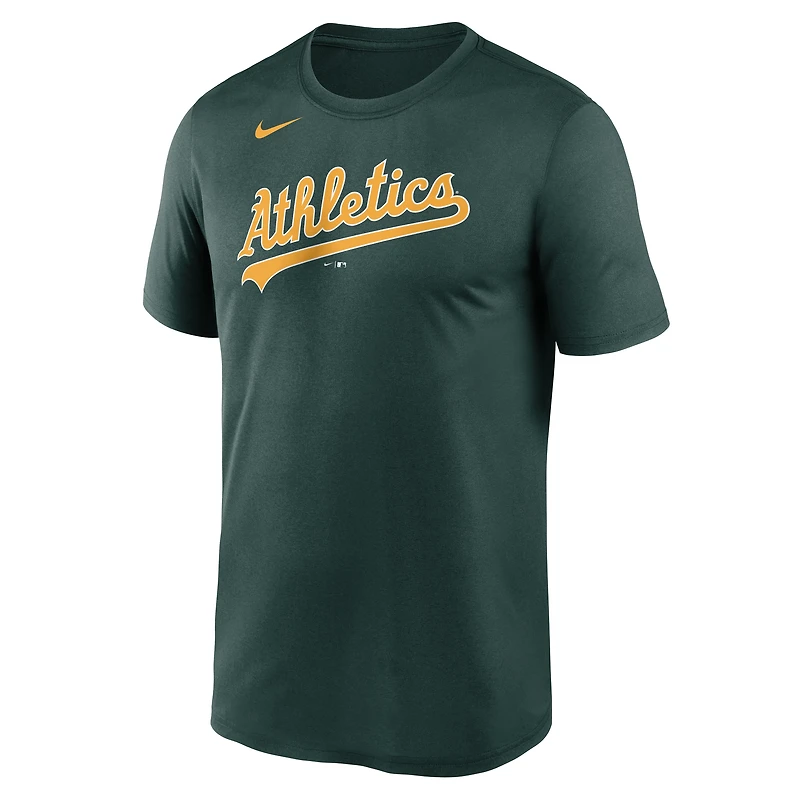 Men's Nike White Athletics New Legend Wordmark Dri-FIT T-Shirt