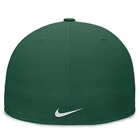Men's Nike Green Athletics Performance Fitted Hat