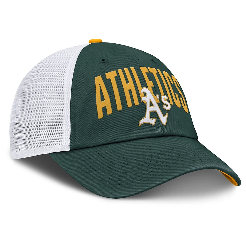 Men's Nike Green Athletics Primetime Club Adjustable Trucker Hat