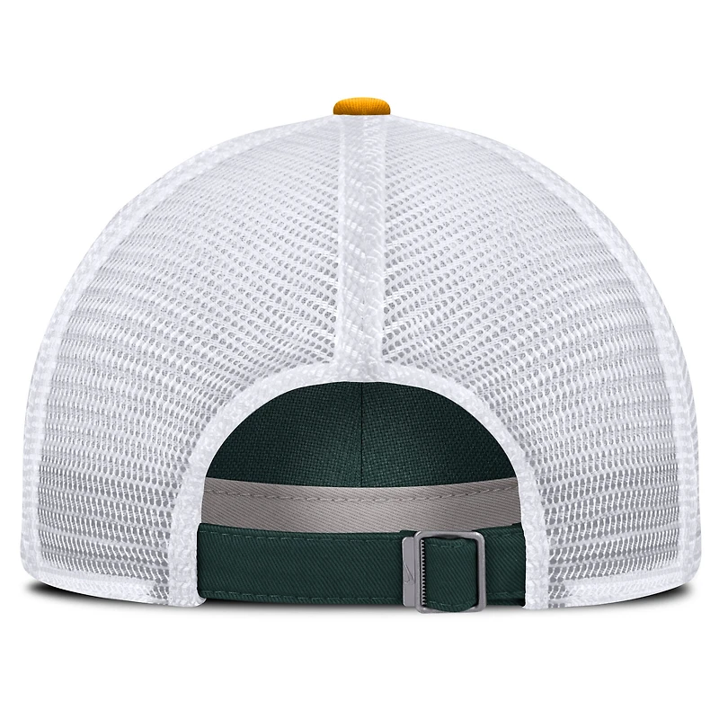 Men's Nike Green Athletics Primetime Club Adjustable Trucker Hat