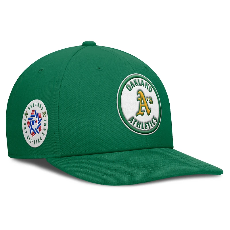 Casquette Nike Athletics Pro Performance Snapback verte pour homme