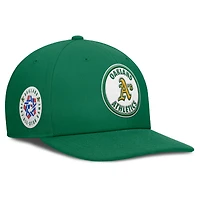 Casquette Nike Athletics Pro Performance Snapback verte pour homme