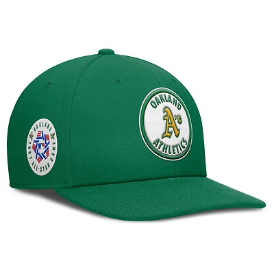 Casquette Nike Athletics Pro Performance Snapback verte pour homme