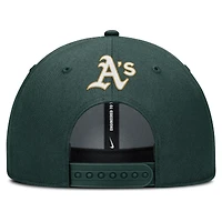 Men's Nike Green Athletics Rise Gaberdine Adjustable Hat