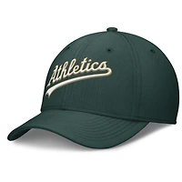 Casquette Nike Athletics Rise Performance Flex verte pour homme
